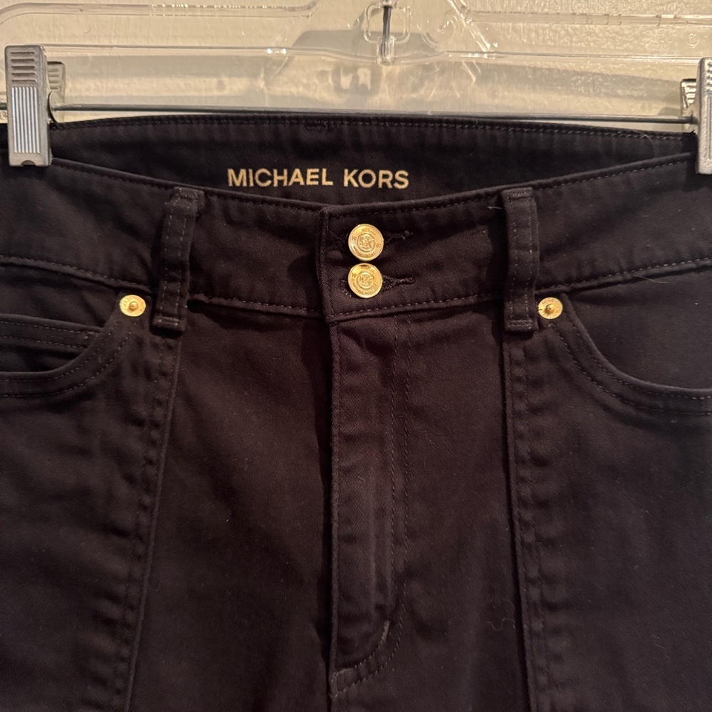 Michael Kors Black Flare Jeans - Picture 2 of 5